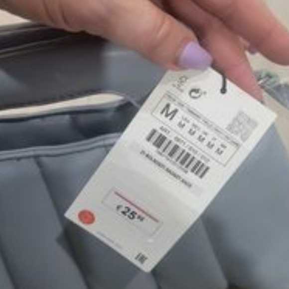 Zara light blue purse - Picture 2 of 3